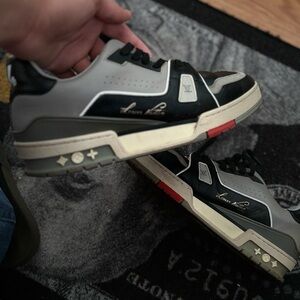 Louis Vuitton SS19 Black Grey Sneakers